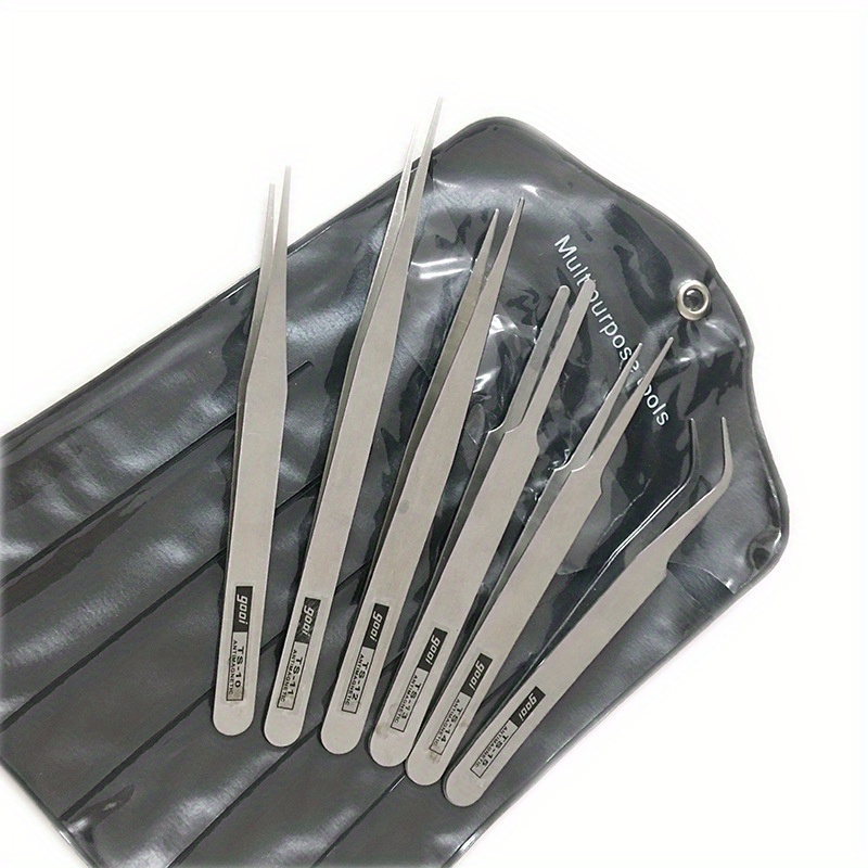 6-piece stainless steel tweeze - Succulent Set 评论和价格