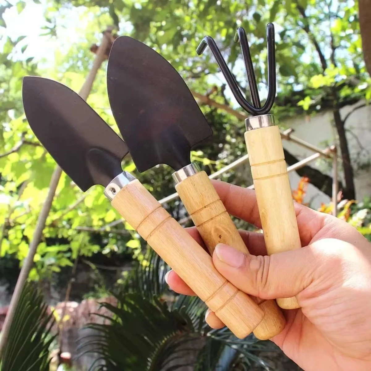 3Pcs/Set Mini Garden Tool Set  - Terracotta Pot 评论和价格