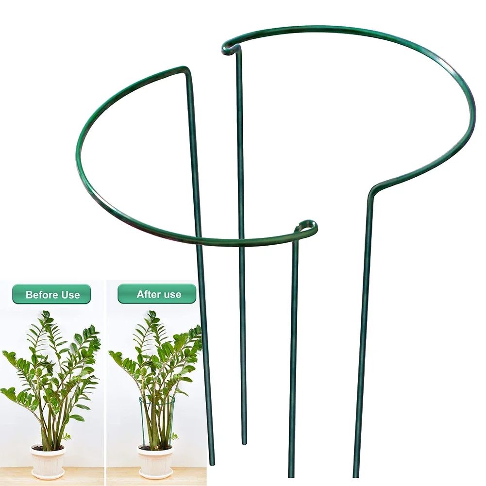 2pcs Sturdy Metal Plant Suppor - Plant Support Stake 评论和价格