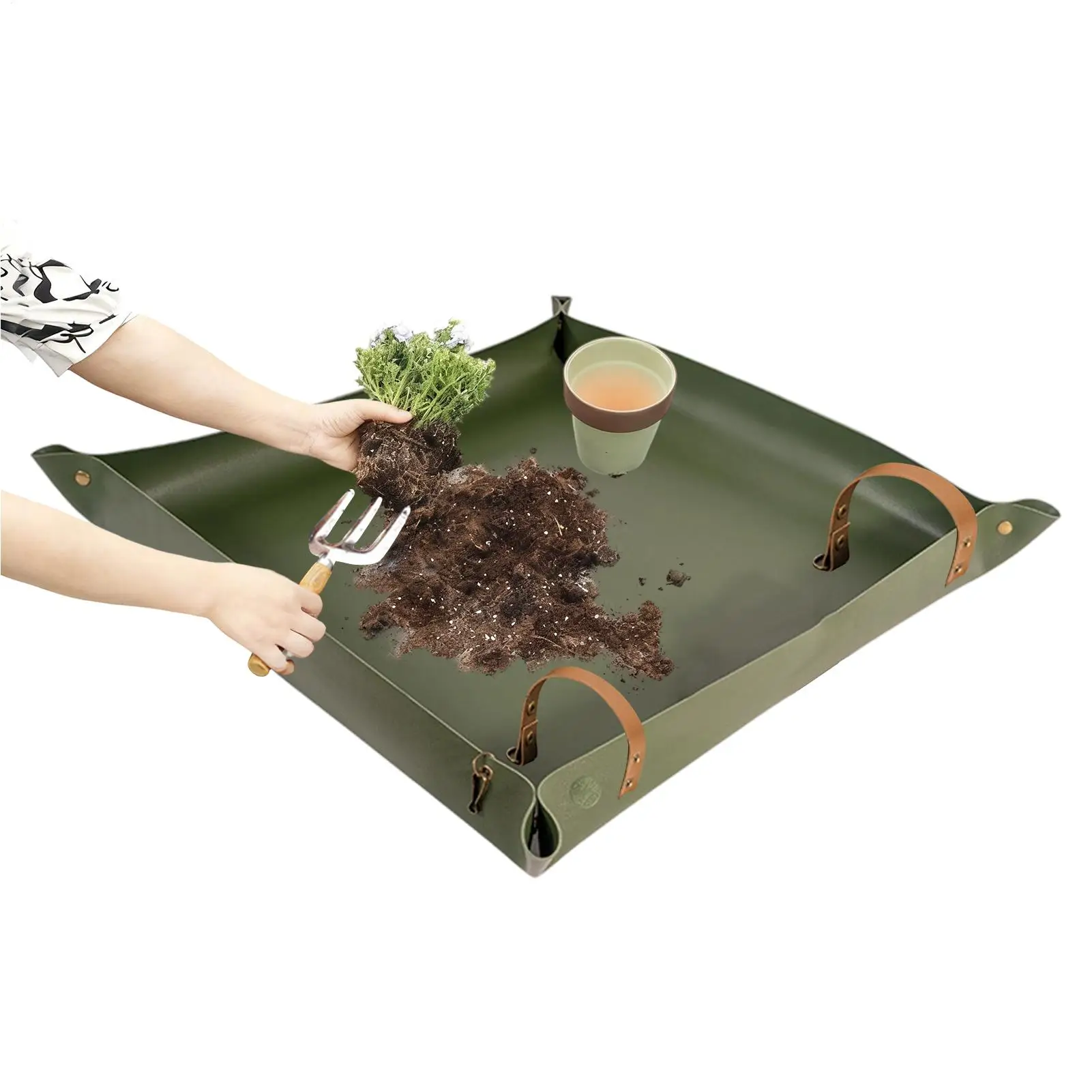 Waterproof Foldable Potting Ma - Repotting Mat 评论和价格