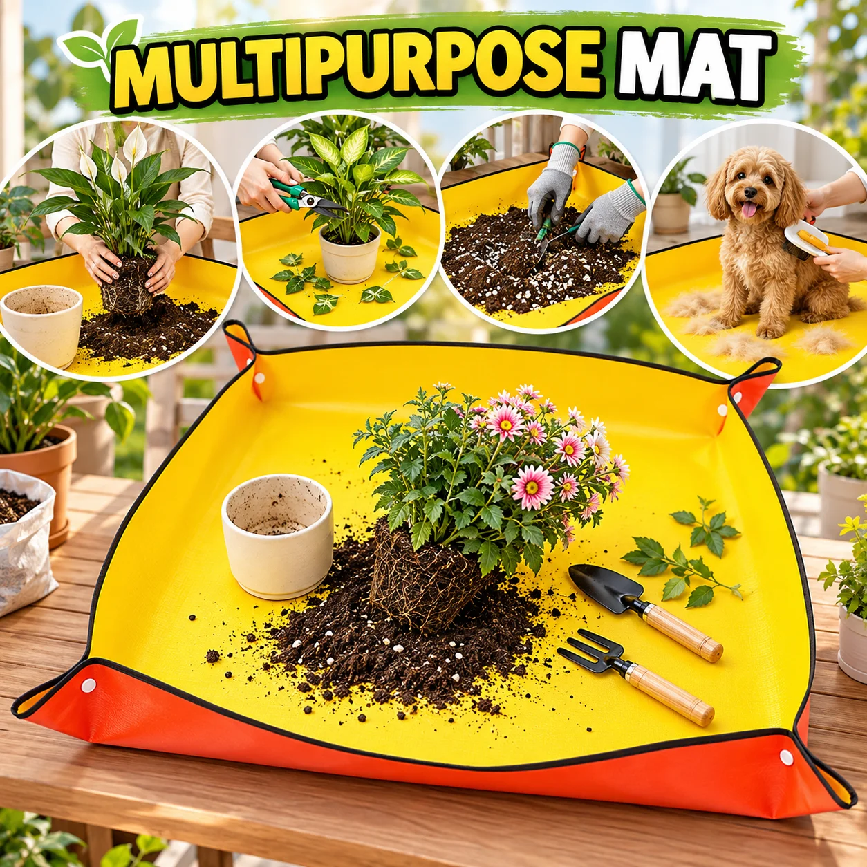 Waterproof Garden Repotting Ma - Repotting Mat 评论和价格