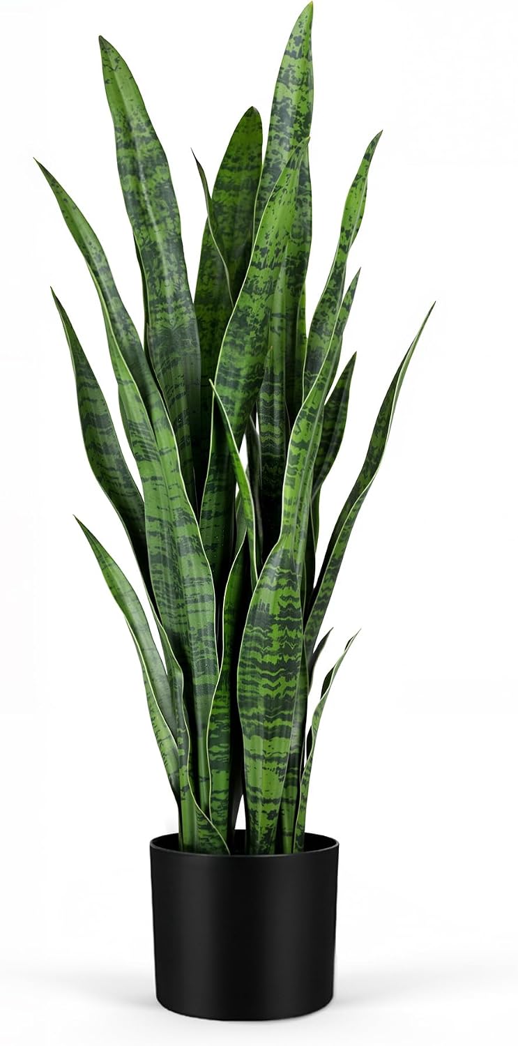 Artificial Snake Plant, 35in G - Snake Plant 评论和价格